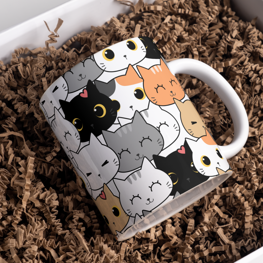 Taza lindos gatitos