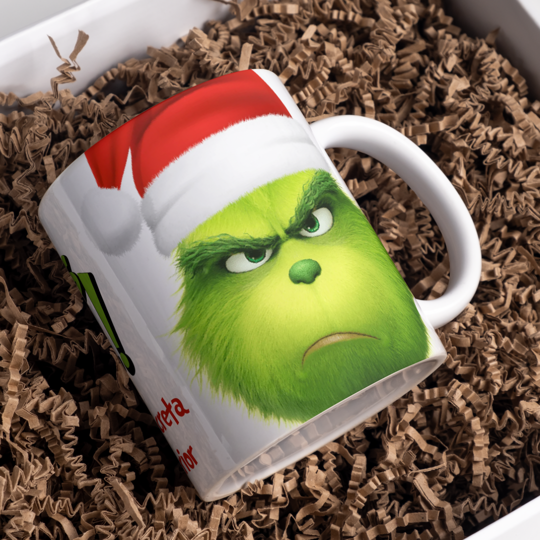 Taza el grinch no toques mi taza