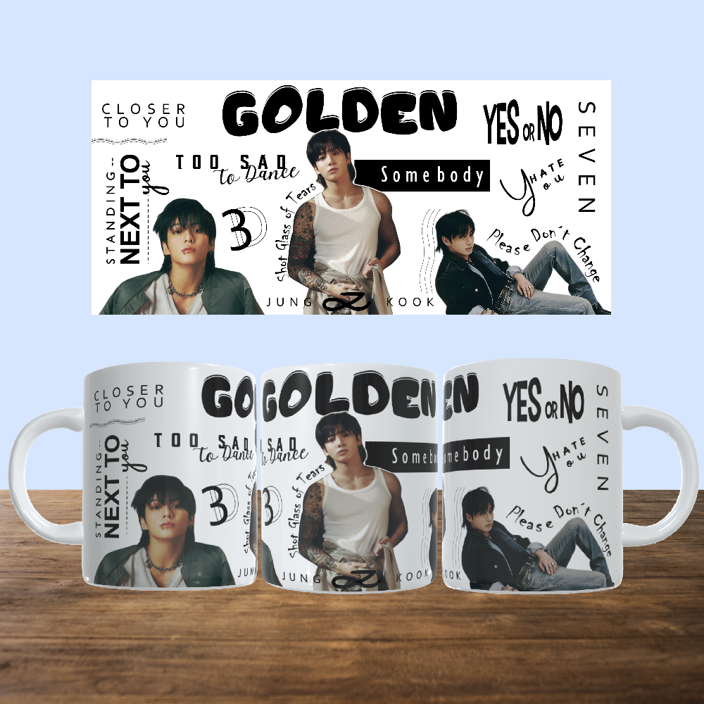 Taza Jung kook album Golden